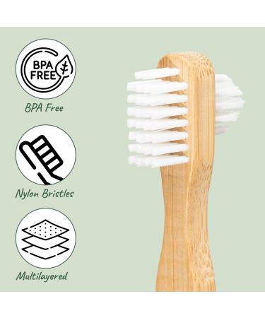 Denture Cleaning Tablets for Smokers - 120 Bundle with Bamboo Brush | Effective Care for Full & Partial Dentures - Buy Online on GoSupps.com