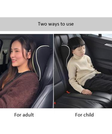 ZATOOTO Car Neck Pillow - Memory Foam Headrest Support for Adults and Kids (Black) - Buy Online on GoSupps.com