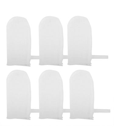 Garosa 6pcs/set baby teeth cotton gauze finger cleaning oral hygiene tongue milk stain cleaning