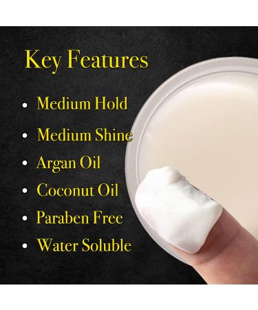 Pete & Pedro Hair Paste for Men - Medium Hold & Shine | Semi Matte Styling Cream | Shark Tank Featured | 2 oz - Buy Online on GoSupps.com