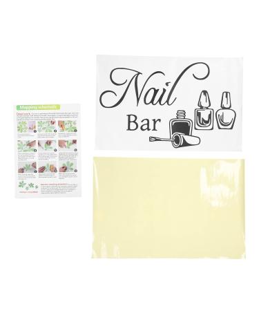 Nail Salon Wall Sticker Wall Stickers Nail Nail Art Polish for Wall Window