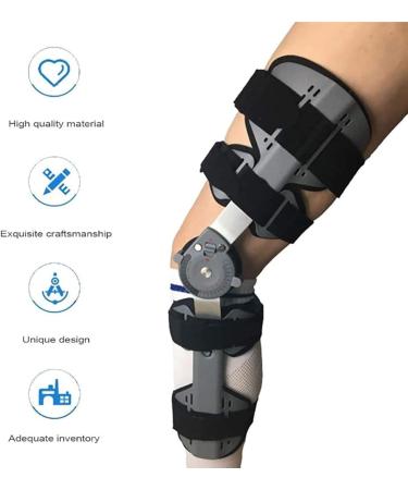 Adjustable Hinge Knee Brace - Professional Orthopedic Immobilizer for Injury Recovery Arthritis & Fractures - Buy Online on GoSupps.com