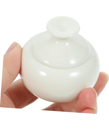 IWOWHERO cream small jar tea skin care products small makeup cream jar travel can moisturizing mini make up mascara lip balm holders sample cream box moisturizer container 4.7x4.7cm White - Buy Online on GoSupps.com