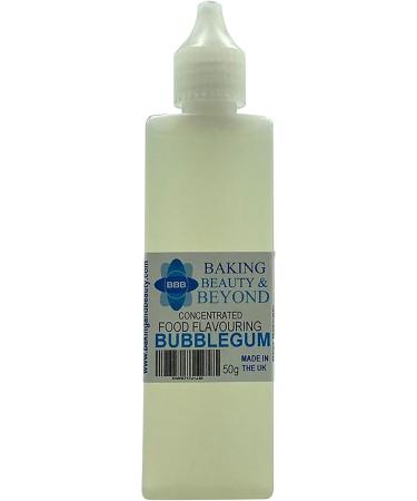 Baking Beauty and Beyond Concentrated Food Flavouring Oil - Dozen of Professional Quality Food Grade Flavouring Oil for Candy Making Baking Cooking Lip Balm and Lip Gloss - Bubblegum (50ml) - Buy Online on GoSupps.com