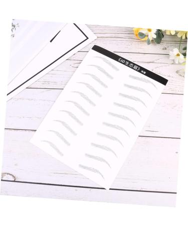 Ipetboom 4 Sheets Pairs Bionic Eyebrow Hair- Authentic Eyebrows Simulation Eyebrow Patch Water Proof 3d 21x15cmx2pcs As Shownx2pcs - Buy Online on GoSupps.com