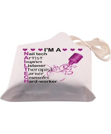 PLITI Nail Artist Gift Nail Tech Tote Bag Nail Technician Gift Nail Tech Appreciation Gift Beautician Gift Nail Stylist Gift Nail Tech Artist Tgu - Buy Online on GoSupps.com