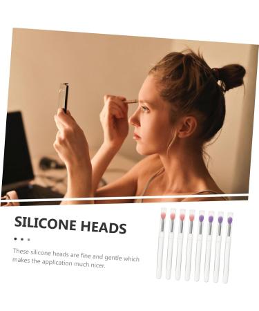 NOLITOY 8pcs Silicone Lip Brush Eye Shadow Eyeshadow Bulk Silicone Makeup Applicator Lip Mask Brush With Hat - Buy Online on GoSupps.com