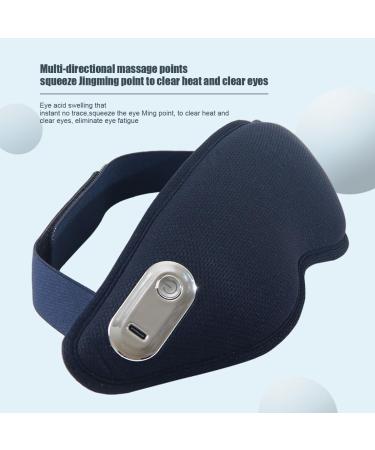 Heated Massage Eye Mask | USB Rechargeable 45 Thermostat Eye Massager | Reduce Eye Fatigue & Dark Circles | Improve Sleep & Relax | Portable Eye Care Device - Buy Online on GoSupps.com