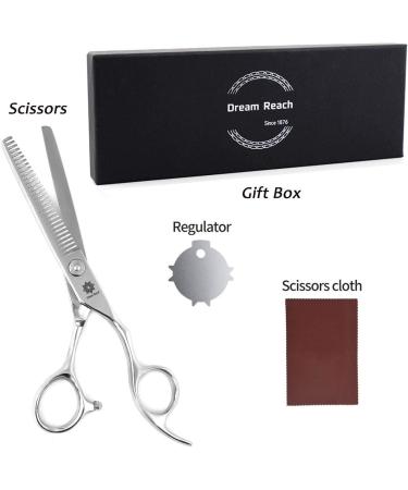 Dream REACH Professional Hair Scissors - 15.2 cm Japanese 440C Steel Thinning Shears for Salon & Home Use | Unisex Hair Cutting Tools - Buy Online on GoSupps.com