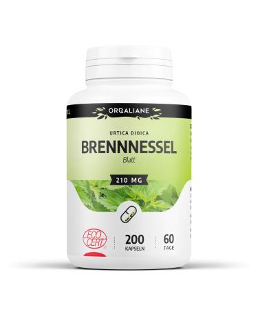 Organic Nettle Leaf - 210 mg - 200 capsules