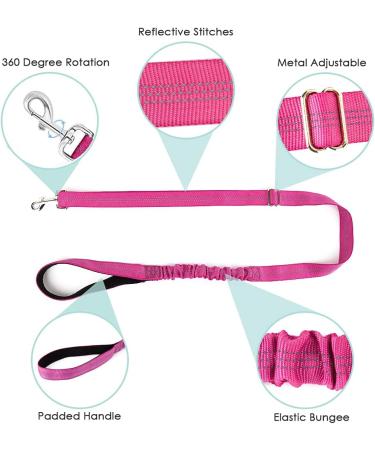 Eyein Reflective Small Dog Harness & Lead Set - Heavy Duty, Anti-Twist, Adjustable Vest Harness for Small Dogs and Cats - Easy Walk, Soft Padded, Quick Fit - Small Pink - Buy Online on GoSupps.com