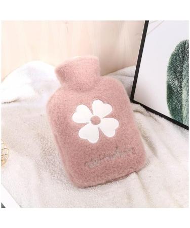 Wearable Hot Water Bottle with Cover - 500ML Mini Hot Water Bottle in Pink - Ideal Gift for Women, Seniors & Children - Buy Online on GoSupps.com