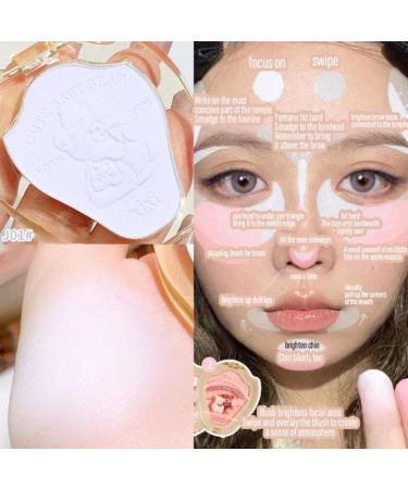 Blush Peach Cream Makeup Blush Palette Cheek Blush Cosmetics Blusher Cheek Rouge Korean Tint Cream Makeup Blush - Buy Online on GoSupps.com