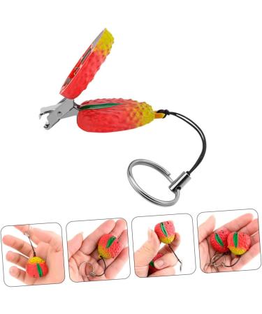 FRCOLOR Strawberry Nail Strawberry Nail Clippers Nail Clippers for Thick Nails Portable Nail Toddler Nail Clipper Fruit Stainless Steel Cartoon Man Toenail Clippers - Buy Online on GoSupps.com