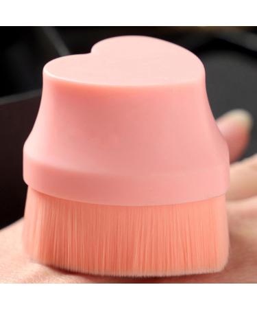 Tuxxjzm Makeup Brush for Foundation | Makeup Sunscreen Applicator Brush Portable Cosmetics Blending Brush Liquid Powder Foundation Brush forDaily Life Business Trips Pink - Buy Online on GoSupps.com