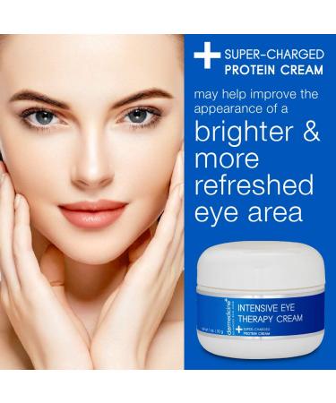 Intensive Therapy Eye Cream with Peptides & Jojoba Oil | Reduce Puffiness Dark Circles & Fine Lines | 1 oz (30g) - Shop Internationally - Buy Online on GoSupps.com