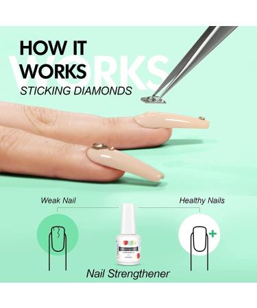 TOMICCA Nail Strengthener & Foil Glue - 2-in-1 Treatment for Thin Nails | Nail Art Transfer Glue - Buy Online on GoSupps.com