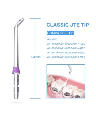5 PCS Replacement Classic Jet Tips for Waterpik and Oral Irrigators - Buy Online on GoSupps.com