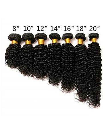 Ur Beautiful 8A Remy Human Hair Curly Bundles | 100% Brazilian Kinky Curly Hair - Natural Black 8-12 inches - Buy Online on GoSupps.com