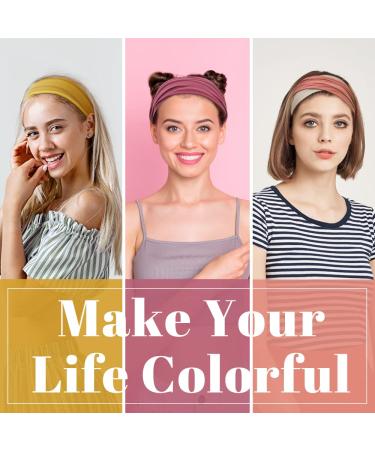 Z-CHARMMY Non Slip Wide Headbands for Women - 12 Pack - Buy Online on GoSupps.com