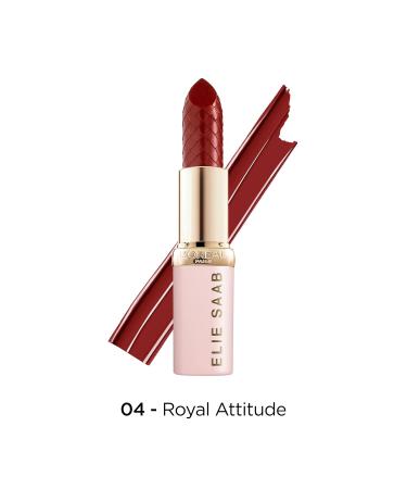 L'Or al Paris X Elie Saab Limited Edition Lipstick - Color Riche Haute Couture 04 Royal Attitude | International Shipping Available - Buy Online on GoSupps.com