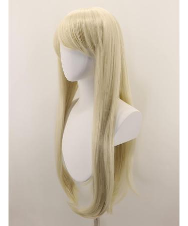 Feirrty Runa Yomozuki Cosplay Wig | Kakegurui Long Beige Wig for Halloween Costume Party - Buy Online on GoSupps.com