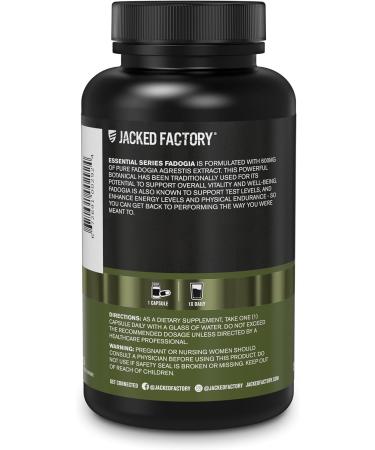 Essentials Fadogia Agrestis Extract - Fadogia Agrestis 600mg for Vitality & Energy Support Enhanced Strength Endurance & Muscle Growth - 120 Veggie Capsules - Buy Online on GoSupps.com