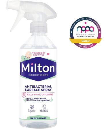 Milton Antibacterial Surface Spray 500ml Alcohol-free and Bleach free Fresh mint fragrance - Buy Online on GoSupps.com