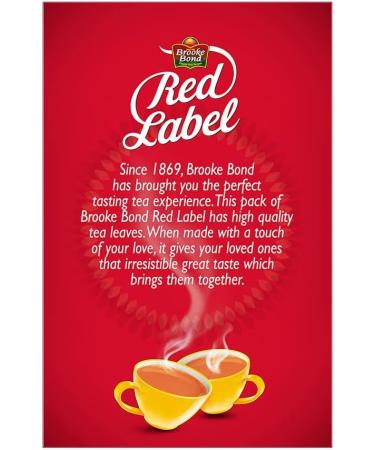  Brooke Bond Brooke Bond Red Label | Red Label Tea | Red Label Tea | 500g - Buy Online on GoSupps.com