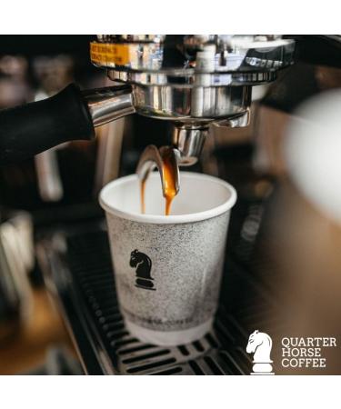 Quarter Horse Coffee - Dark Horse Espresso Coffee Beans 1kg - House Blend Strong Coffee Beans Ideal With and Without Milk Base - Sustainably Roasted Whole Coffee Beans from Brazil and Nicaragua Milk Chocolate 1 kg (Pack of 1) - Buy Online on GoSupps.com