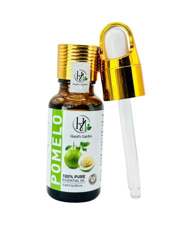 Hami's Garden Grapefruit Pomelo Essential Oil - 0.68 fl Oz/20 mL - 100% Pure and Natural - Premium Grade With Glass Dropper for Diffusers Hair and Skin Care Home Care Soap Making Grapefruit Pomelo 0.68 Fl Oz (Pack of 1)