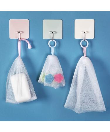 5-Piece Long Foam Net Facial Cleansing Shower Bubble Net Easy Mesh Bag for Perfect Bubbles | International Shipping Available - Buy Online on GoSupps.com