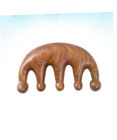 Minkissy 2-Piece Scalp Ridge Wooden Hair Massager & Gua Sha Tool Set - Antistatic Bamboo Comb for Scalp Care & Relaxation - Buy Online on GoSupps.com