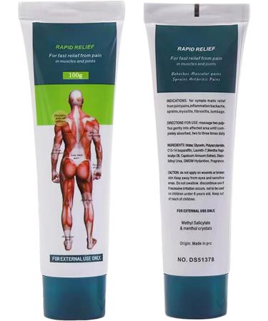 Cr me musculaire Baume de massage corporel cr me de soulagement des articulations absorption rapide 100 g pour la r cup ration post-entra nement les paules les chevilles les genoux le cou - Buy Online on GoSupps.com