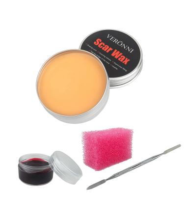 Hoothy Hallowmas Makeup Wax for Special Effects Fake Scar Skin Body Painting Wax Set Unisex #A