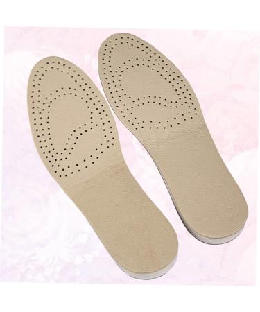 NOLITOY Height Increase Insoles for Shoes - Invisible Heel Lift Breathable Leather Inserts Size 6 Enhance Comfort & Style - Buy Online on GoSupps.com