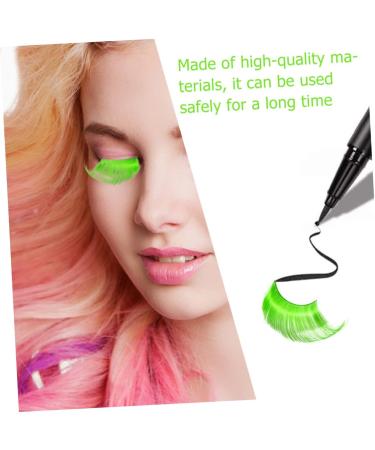 LALAFINA 10 Pairs Halloween Extra Long False Eyelashes Eye Lashes Extension for False Eyelashes Eyelash Women s Eyelashes Color Eyelashes Head Model Chemical Fiber Super Long Miss - Buy Online on GoSupps.com