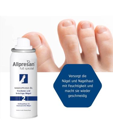 Allpresan Huile sp ciale pour les pieds n 2 pour ongles soign s et sains - Pour le soin des ongles secs - 2 x 50 ml - Buy Online on GoSupps.com