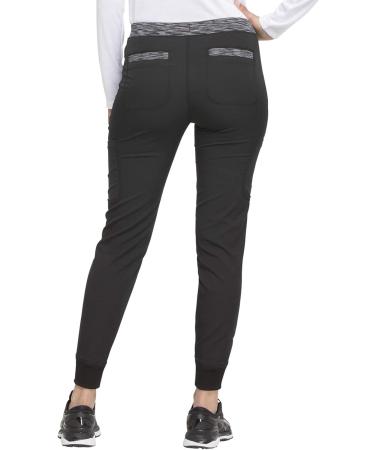 Dickies Dynamix Women Scrubs Pant | X-Large Petite | Black Jogger DK185 - Buy Online on GoSupps.com