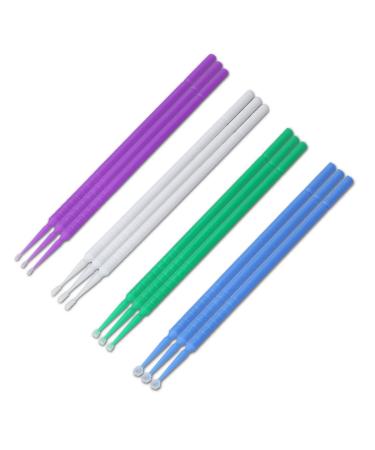 Betroy paint swab 300 pieces of precision-dubbing the lacquer expansion Miniature cotton swabs cotton swabs lacquer for automotive paint repair 2.5mm 1.5mm (purple/green/blue)