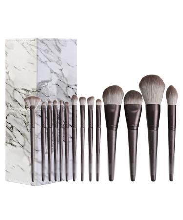 14Pc Makeup Brushes Set Cosmetic Foundation Powder Blush Eye Shadow Lip Make Up Brush Tool Kit with Holder