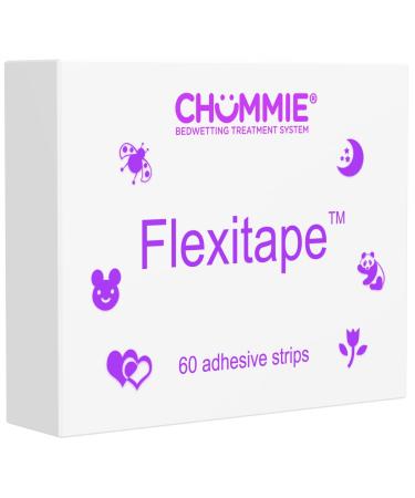 Chummie Flexitape Quick Peel Easy Stick, 60 Count (Pack of 1) - Pink Pink 60 Count (Pack of 1)
