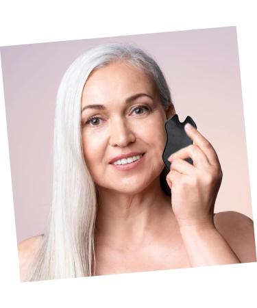 FRCOLOR Black Meteorite Facial Scraping Board & Massage Tools - Enhance Your Skincare Routine with Eye & Neck Massagers - Buy Online on GoSupps.com