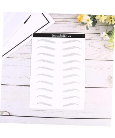 Ipetboom 4 Sheets Pairs Bionic Eyebrow Hair- Authentic Eyebrows Simulation Eyebrow Patch Water Proof 3d 21x15cmx2pcs As Shownx2pcs - Buy Online on GoSupps.com