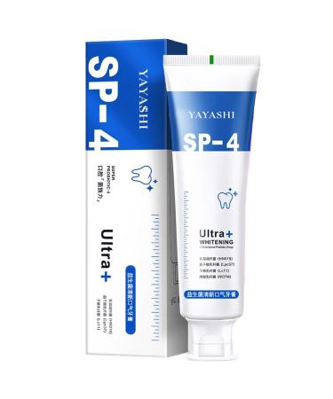 120g Ultra Whitening toothpaste-SP4 Whitening Toothpaste SP4 White Tooth Paste SP-4 Ultra Whitening lighten teeth toothpaste SP-4 Whitening toothpaste SP4 Ultra Whitening for sensitive teeth 1 g (1 Pack)