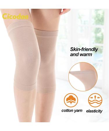 Thermal Knee Brace for Women - Elastic Arthritis Compression Sleeve for Cycling Running & Sports - Small Black Knee Pad - Buy Online on GoSupps.com