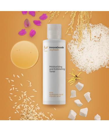  InnovaGoods InnovaGoods Hydrating Facial Tonic 150ml facial exfoliant with rice glycolic acid lactic acid and salicylic acid facial toner hydrates and balances the skin's pH. For all skin types - Buy Online on GoSupps.com