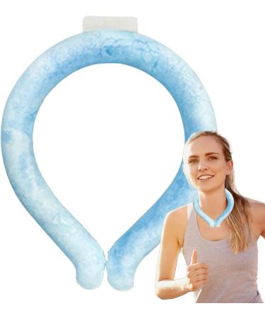 Cooling Device for Neck Reusable Ice Gel Collar Tube for Heat Reduction | Outdoor Summer Essentials Wearable Cooling Wraps for Offices Concerts Home Gym Sea Salt Blue Below 18 Degrees - Buy Online on GoSupps.com
