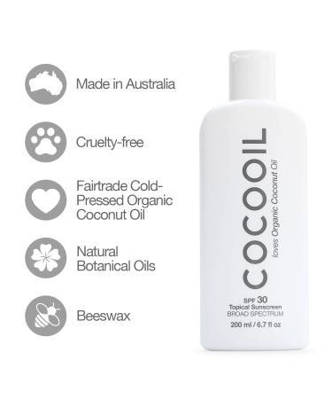 Topical Sunscreen SPF 30 | Natural & Organic Ingredients | Cruelty-Free | Nourishing Skin Care | 6.7 Fl Oz - Shop Internationally - Buy Online on GoSupps.com