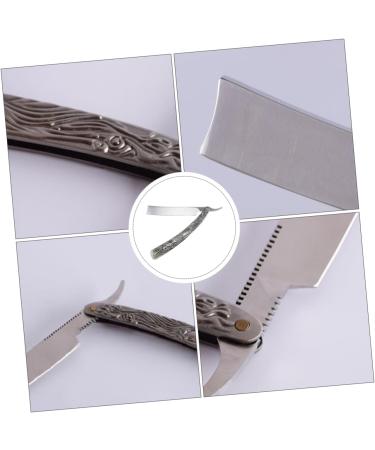 FOMIYES 2-Piece Manual Razor Set for Men - Premium Stainless Steel Hair & Beard Razor for Precision Grooming - Buy Online on GoSupps.com